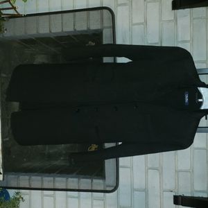 COPY - Black button up pea coat